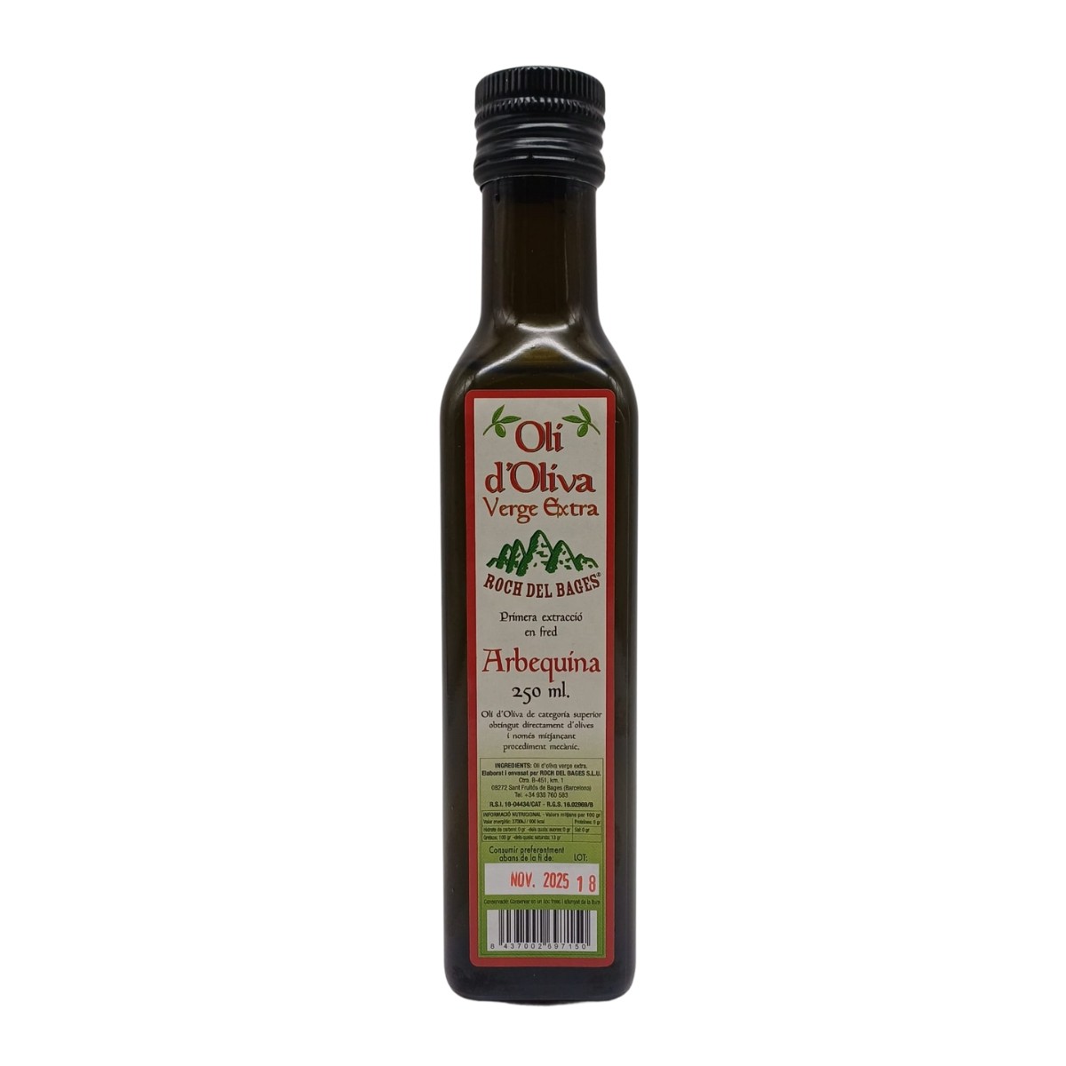 ACEITE ARBEQUINA 250gr